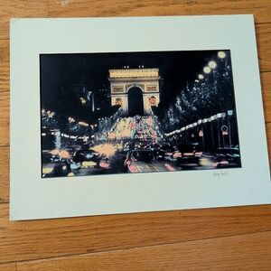 Arc De Triomphe France Fine Art Signed Photography Print Retro Garry Seidel